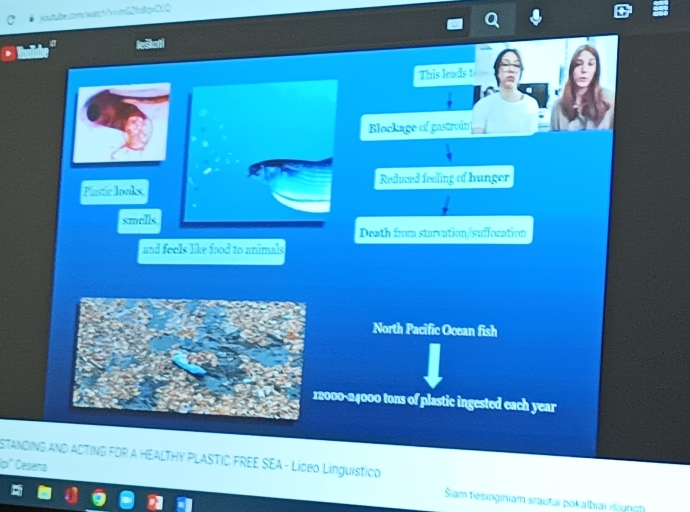 Tarptautinėje konferencijoje “UNDERSTANDING AND ACTING FOR A HEALTHY PLASTIC FREE SEA”